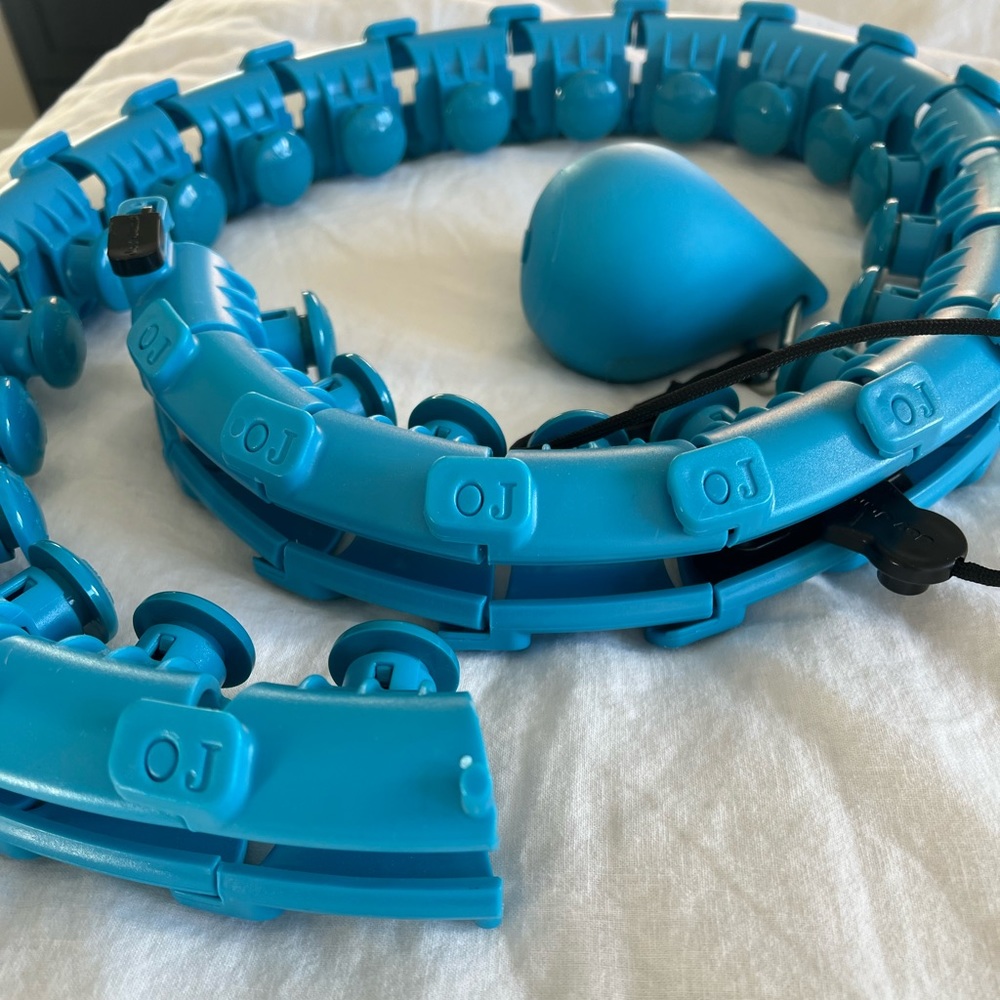 Weighted workout hula hoop